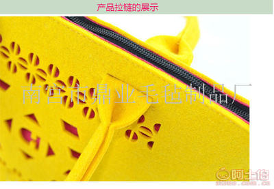 【鼎業(yè)廠家直銷毛氈手提包時尚女士購物包環(huán)保毛氈包可定做款式0098746hn】南宮市鼎業(yè)毛氈制品廠 - 產品庫